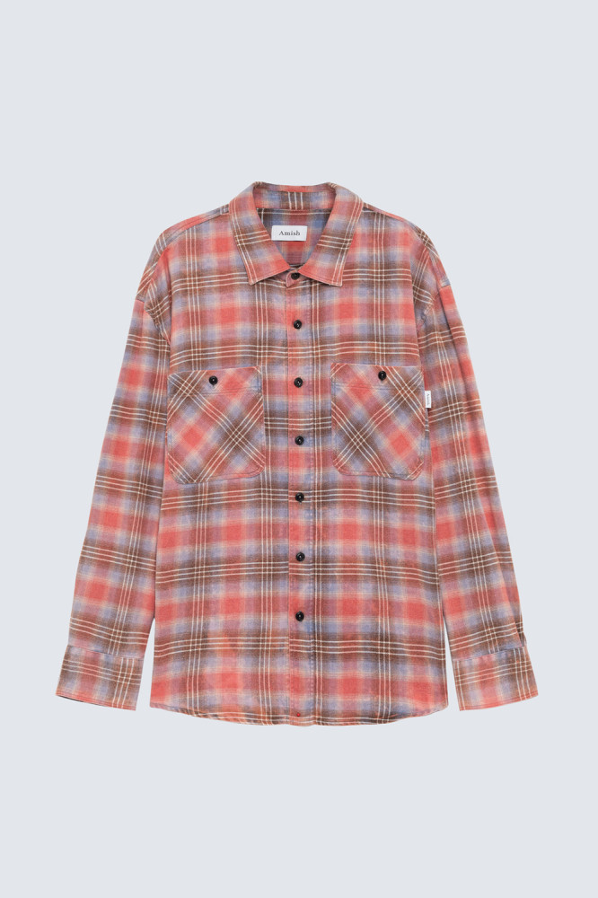 SHIRT IN COTTON CHECK PRINT