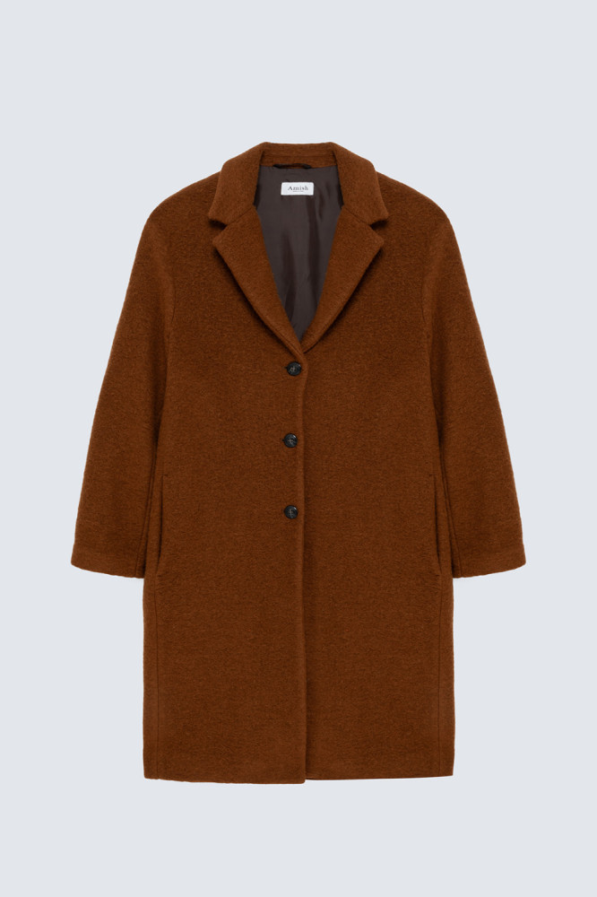 OVERSIZED COAT IN WOOL BLEND