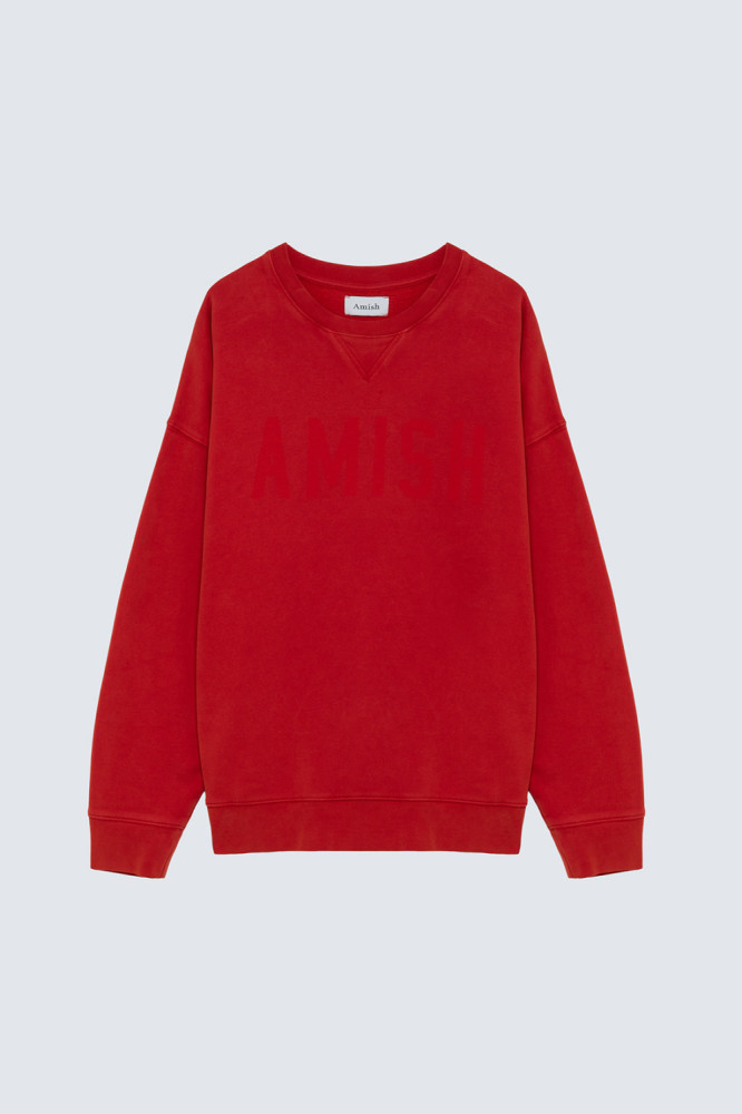 CREW NECK SWEATSHIRT WITH LOGO