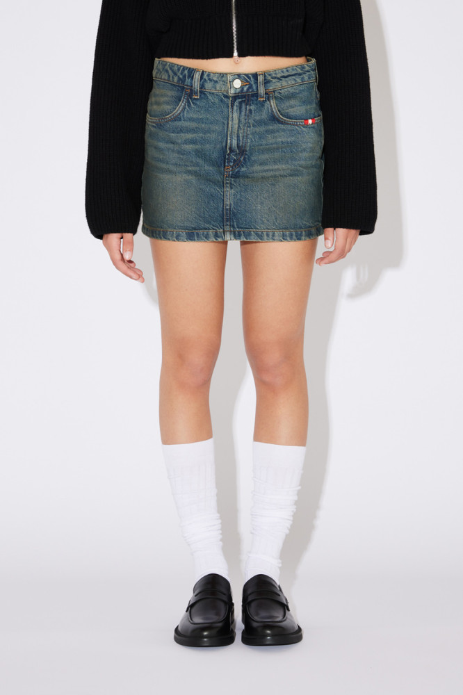 DIRTY SOUL 5-POCKET MINI SKIRT