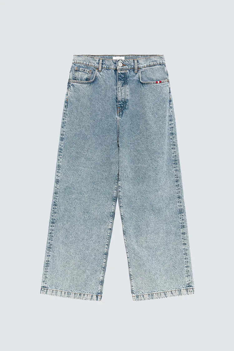 real stone wide jeans