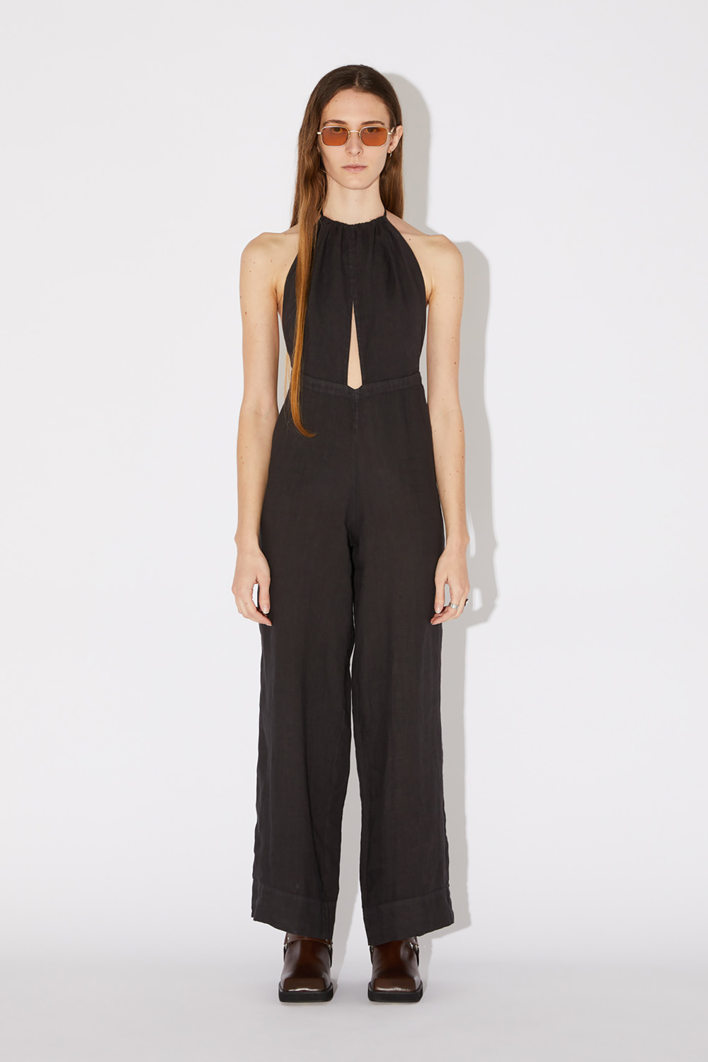AMISH: JUMPSUIT FLARED IN LINO